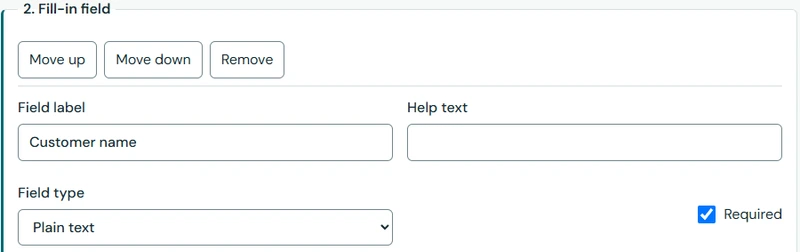 PhraseShelf visual editor with a reply and real fill-in fields